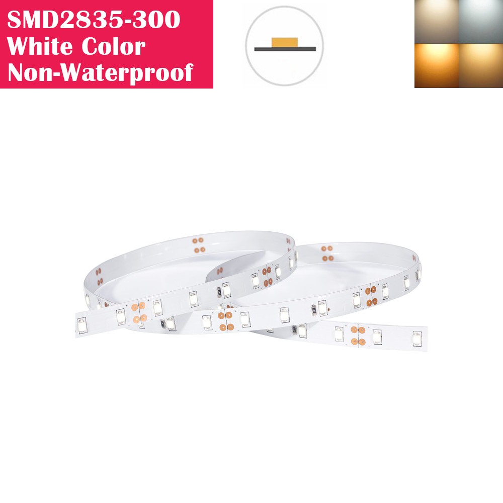 5 Meters SMD2835 (0.2W) Non-waterproof 300LEDs Flexible LED Strip Lights